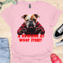 A Howling at Woof Street - Halloween - V2 - Bulldog on a Prowl T-Shirt